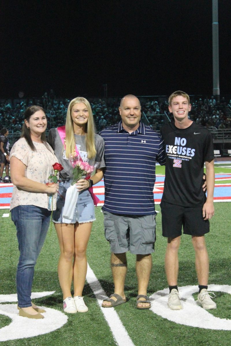 Rylee Deignan (12) is recognized as a member of the cross-country team!
