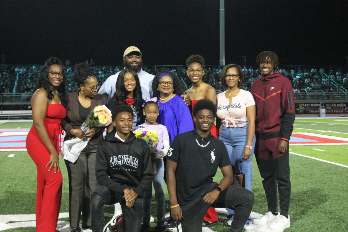 Korria Gordon (12) is recognized as a member of the cross-country team!