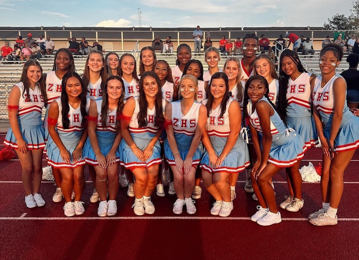 The 2024-2025 Zachary High School Cheer Team

Photo provided by Hayden Chemin (12)